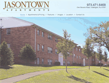 Tablet Screenshot of jasontownapartments.com